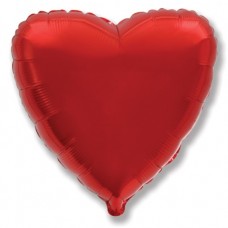 Шар"18" Сердце красное 46 см