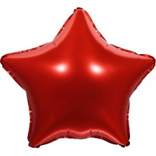 Шар "18" Звезда красная 46 см