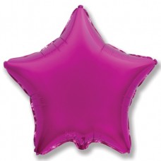 Шар "18" Звезда пурпурная 46 см